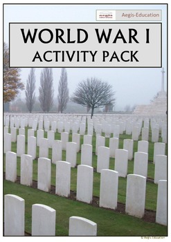 Preview of World War One Activity Pack