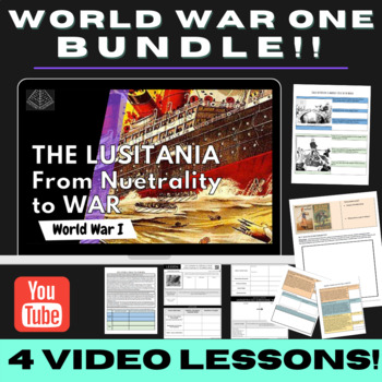 Preview of World War One Bundle: 4 Awesome VIDEOS & ACTIVITIES