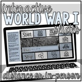World War One Interactive Slides (WWI, World War I) Google Slides
