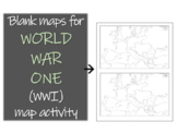 World War One Map Activity