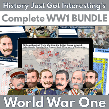 Preview of World War One UNIT Bundle