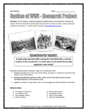 World War One (WWI) Battles - Research Project with Rubric