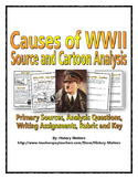 World War Two Causes (Source & Cartoon Analysis / Question