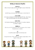 World War Two (WWII) Fun Facts Printables