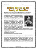 World War Two - Hitler's Speech on the Treaty of Versaille