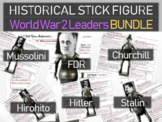 World War Two Leaders Churchill Stalin Hitler Mussolini Hi