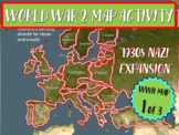 (WWII) World War Two Map Activity; NAZI EXPANSION -Fun, In
