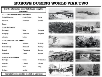 Preview of World War Two : War in Europe Map