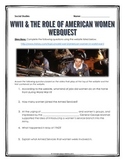 World War Two and the Role of American Women - Webquest with Key