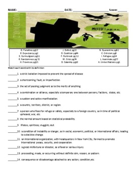 World War Z By Max Brooks Worksheets Art Projects Assessment Unit