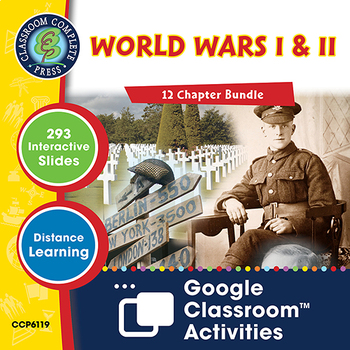 Preview of World Wars 1 & 2 BUNDLE - Google Slides Gr. 5-8
