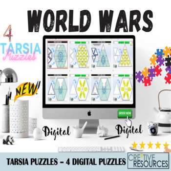 Preview of World Wars History Digital Tarsia Puzzle