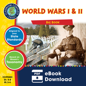 Preview of World Wars 1 & 2 BIG BOOK Gr. 5-8