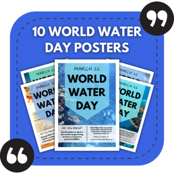 Preview of World Water Day | 10 Water Fact Posters to Celebrate March 22nd