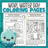 Fun and Educational Water Conservation Pages | Water Color