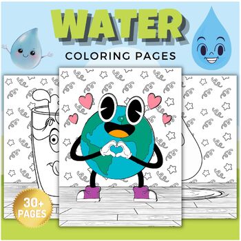 save water coloring pages
