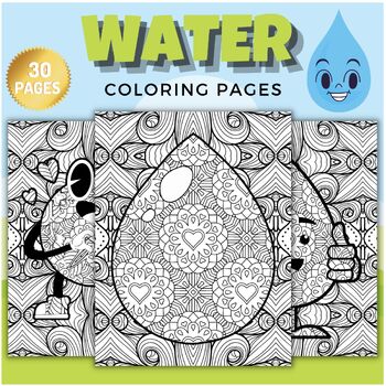 water mandala coloring pages