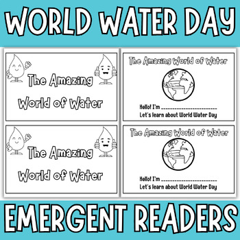 Preview of World Water Day Mini Book for Emergent Readers/Mini Book- Young Learners