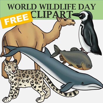 Preview of World Wildlife Day Free Clipart