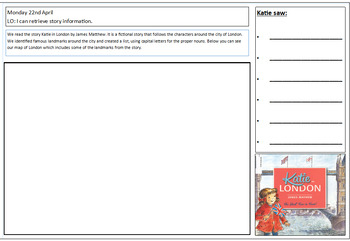 Preview of World book day worksheet template.