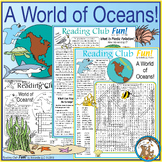 World of Oceans Activity Set Earth Day Printable Puzzles