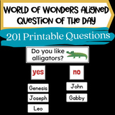 World of Wonders Aligned Question of the Day Cards