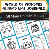 World of Wonders Aligned Unit Journals