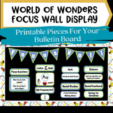 World of Wonders (WOW) Focus Wall Display-Units 1-9-Low Ink