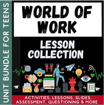 Preview of World of Work- High School Careers Unit