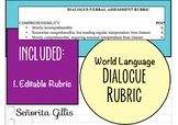 World or Foreign Language Verbal Dialogue Rubric