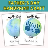 World's Best Dad Father's Day Handprint Activity Printable