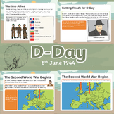 World war 2 european battles lesson - d-day - reading acti