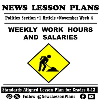 Preview of World_Weekly Work Hours & Salaries_High School Current Events Reading_11.2023