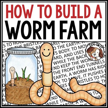 Preview of Worm Farming Informational Booklet & Activities Recycling Earth Day Decomposers