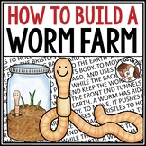 Worm Farming Informational Booklet & Activities Recycling 