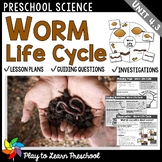 Worm Life Cycle - Preschool PreK Science Centers