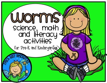 Worm Unit with Literacy and Math Activities for Preschool and Kindergarten