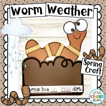 Preview of Worm Weather Spring Book Companion Craft