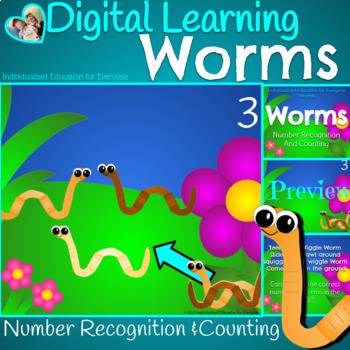 Preview of Worms Bug Math Number Recognition and Counting to 20 