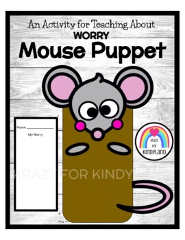 Preview of Worried Mouse Craft, Drawing Activity: Character Building, Classroom Community