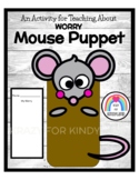 Worried Mouse Craft, Drawing Activity: Character Building,