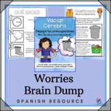 Worries Anxiety Brain Dump - Declutter your Worries Activi