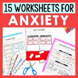 Worry And Anxiety Worksheets For Lessons On Identifying An