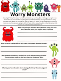 Worry Monster Worksheet