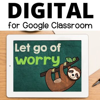 Preview of Worry Things I Can and Cannot Control Distance Learning for Google Classrooms
