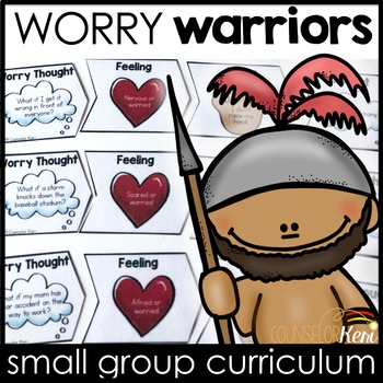 Preview of Worry Warriors: Worry Group Counseling Activities for Anxiety Management