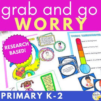 Preview of Worry and Anxiety Management - Coping Skills Activities for Primary Grades