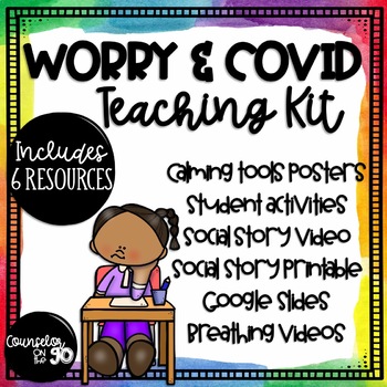Preview of Worry and COVID-19 Coronavirus Teaching Kit and Activities 