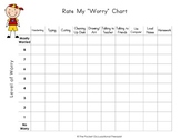 Worry, Self-Esteem Charts (Autism or Typical Child)