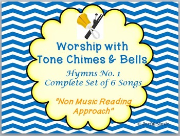 Preview of Worship with Chimes & Bells Music Series - HYMNS NO. 1 - Complete Set 6 Songs